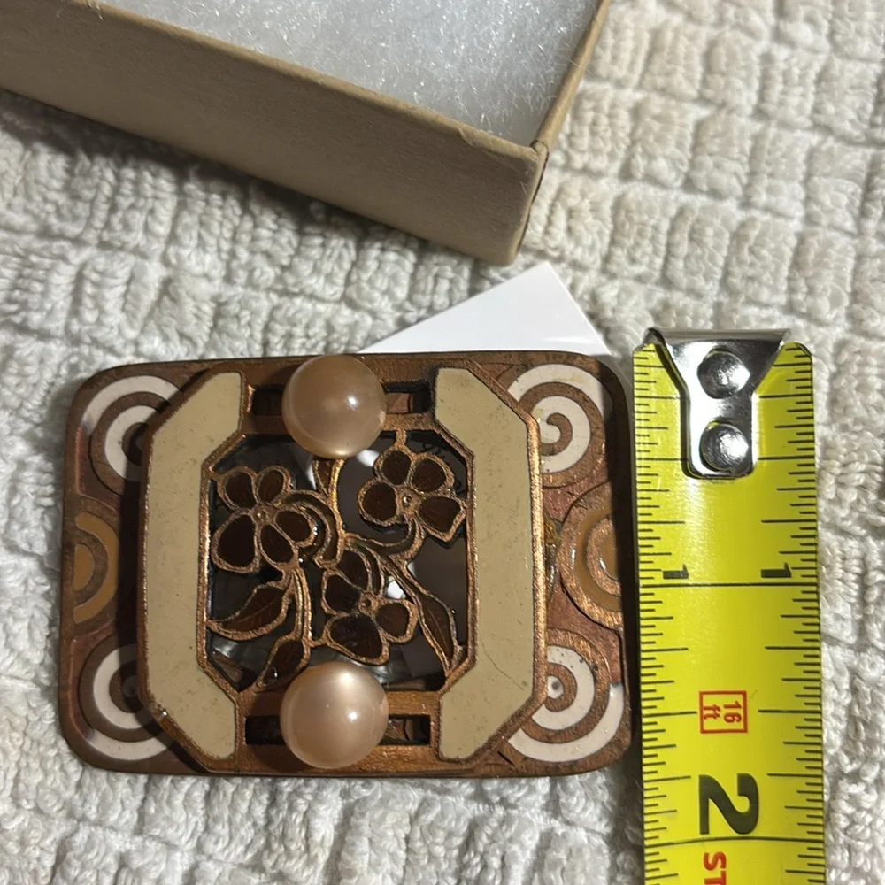 Joli whimsy, art, deco, jewelry brooch